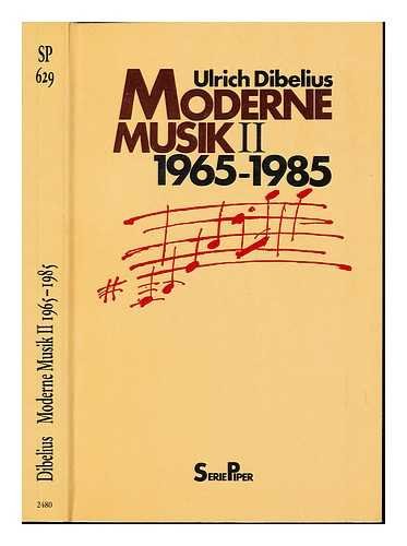 Beispielbild fr Moderne Musik II. 1965-1985. SP 629 zum Verkauf von Hylaila - Online-Antiquariat