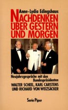 Imagen de archivo de Nachdenken ber Gestern und Morgen a la venta por antiquariat rotschildt, Per Jendryschik