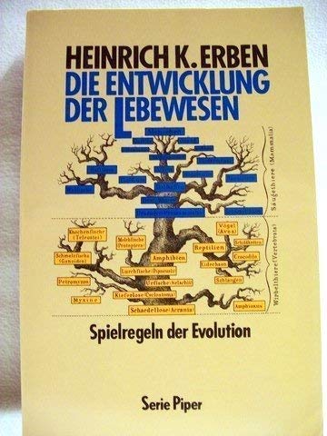 Beispielbild fr Die Entwicklung der Lebewesen zum Verkauf von Antiquariat Walter Nowak