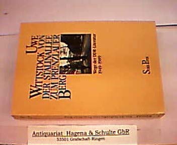 Beispielbild fr Von der Stalinallee zum Prenzlauer Berg. Wege der DDR- Literatur 1949-1989. zum Verkauf von medimops