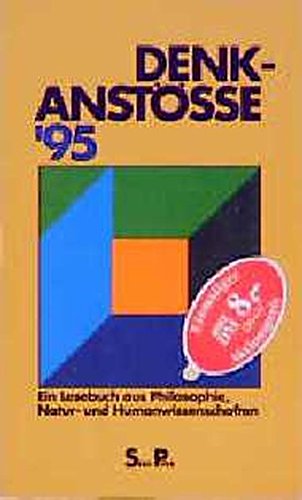 Denkanstöße; Teil: 1995. Piper ; Bd. 1945 - Bohnet-von der Thüsen, Heidi