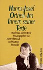 9783492120371: Hanns-Josef Ortheil, im Innern seiner Texte: Studien zu seinem Werk (Serie Piper Materialien) (German Edition)
