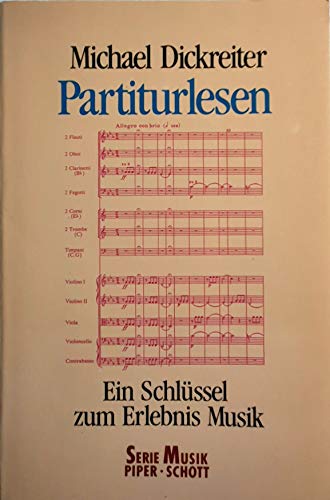 Beispielbild fr PARTITURLESEN zum Verkauf von Gerald Wollermann