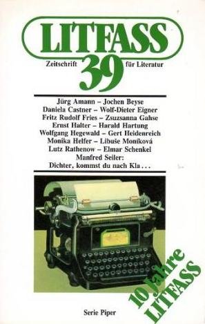 Stock image for Litfass 39. Zeitschrift fr Literatur for sale by Eulennest Verlag e.K.