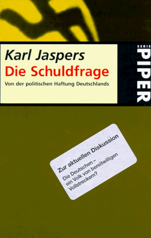 Die Schuldfrage (9783492206983) by Jaspers