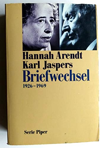 Hannah Arendt - Karl Jaspers - Briefwechsel 1926-1969, - Arendt, Hannah / Karl Jaspers,