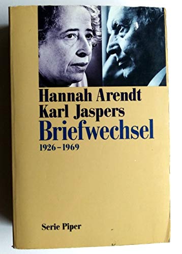 Briefwechsel 1926-1969 (9783492217576) by Jaspers, Karl