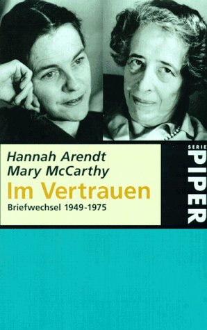 Imagen de archivo de Im Vertrauen. Briefwechsel 1949 - 1975. a la venta por GF Books, Inc.