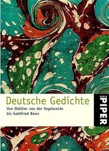 Imagen de archivo de Deutsche Gedichte: Von Walther von der Vogelweide bis Gottfried Benn a la venta por medimops