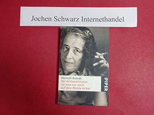 Vor Antisemitismus ist man nur noch auf dem Monde sicher : Beiträge für die deutsch-jüdische Emigrantenzeitung 