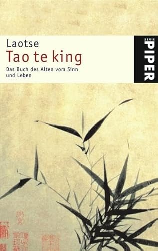 9783492245906: Tao te king