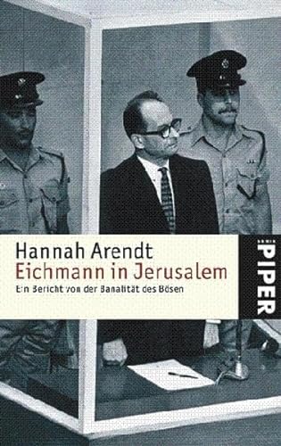 9783492103084: Eichmann in Jerusalem. - AbeBooks - Hannah ...