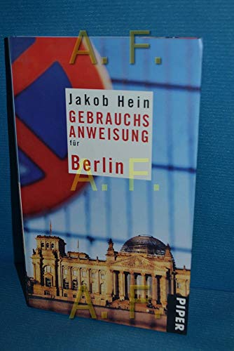 9783492275552: Gebrauchsanweisung fr Berlin