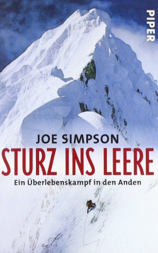 Stock image for Sturz ins Leere: Ein berlebenskampf in den Anden for sale by medimops