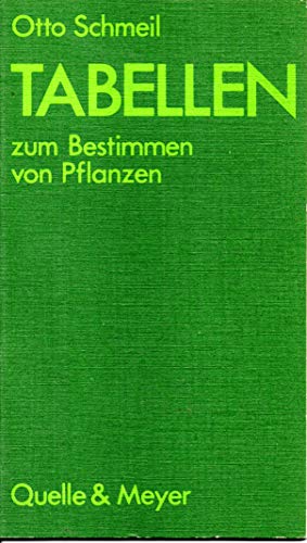 Imagen de archivo de Tabellen zum Bestimmen von Pflanzen a la venta por medimops