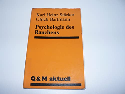 Beispielbild fr Psychologie des Rauchens. zum Verkauf von Antiquariat Nam, UstId: DE164665634