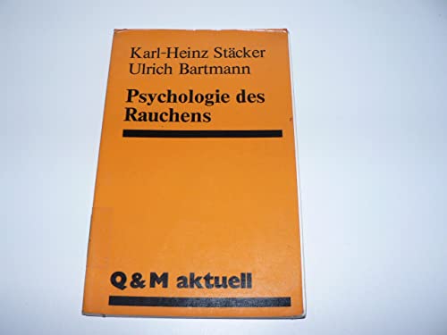 Stock image for Psychologie des Rauchens. for sale by Antiquariat Nam, UstId: DE164665634