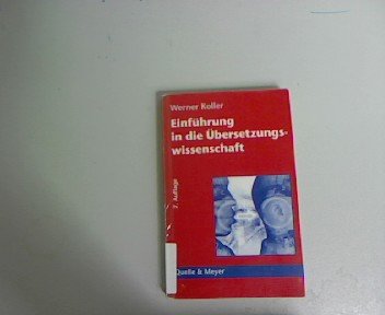Stock image for Einfhrung in die bersetzungswissenschaft for sale by medimops
