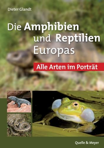 Die Amphibien und Reptilien Europas: Alle Arten im Porträt - Glandt, Dieter