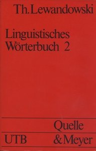 Immagine dell'editore per Linguistisches Wrterbuch 2. venduto da Bernhard Kiewel Rare Books