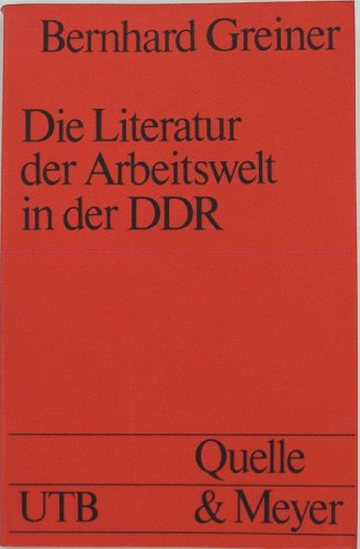 Beispielbild fr Von der Allegorie zur Idylle: Die Literatur d. Arbeitswelt in d. DDR (Uni-Taschenbucher ; 327) (German Edition) zum Verkauf von Better World Books: West