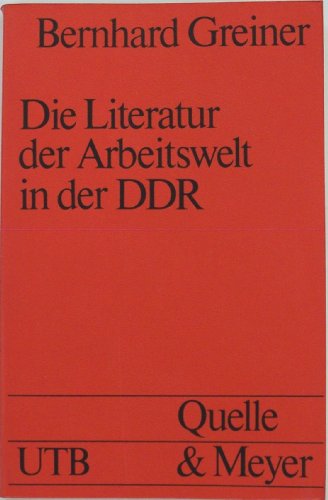 Stock image for Von der Allegorie zur Idylle: Die Literatur d. Arbeitswelt in d. DDR (Uni-Taschenbucher ; 327) (German Edition) for sale by Better World Books: West