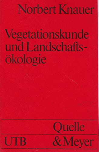 Beispielbild fr Vegetationskunde und Landschaftskologie zum Verkauf von Antiquariat Smock