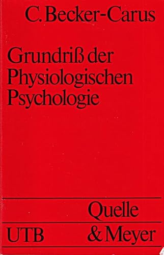 Stock image for Grundri der Physiologischen Psychologie for sale by Martin Preu / Akademische Buchhandlung Woetzel