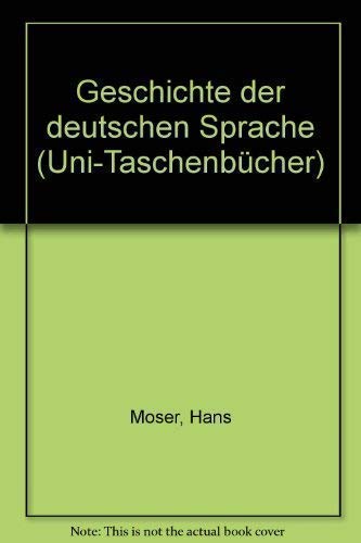 Beispielbild fr Geschichte der deutschen Sprache I. Althochdeutsch, Mittelhochdeutsch. zum Verkauf von medimops