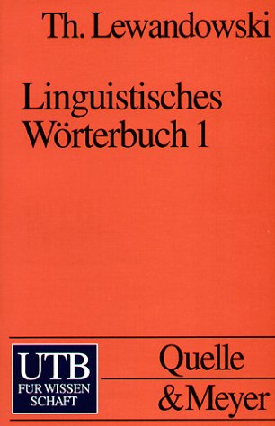 Stock image for Linguistisches Wrterbuch in 3 Bdn.: Band 1 bis 3 for sale by medimops