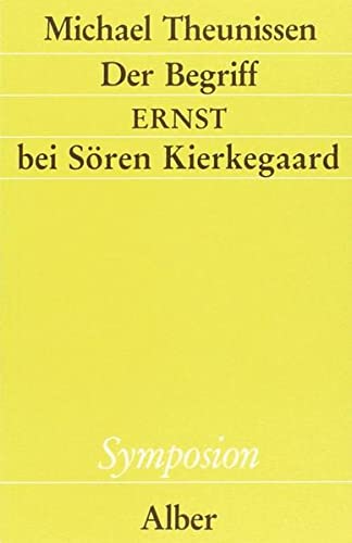 9783495440308: Der Begriff Ernst bei Sren Kierkegaard