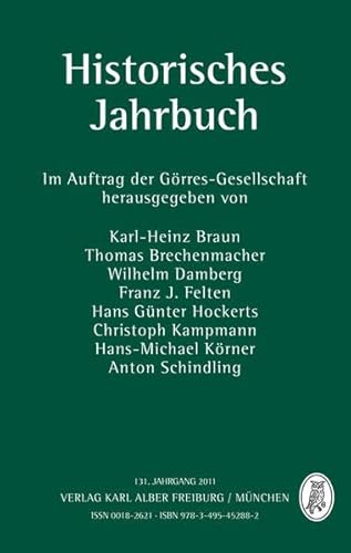 Beispielbild fr Historisches Jahrbuch 2011: 131. Jahrgang zum Verkauf von medimops