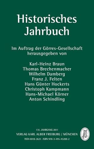 Stock image for Historisches Jahrbuch 2011: 131. Jahrgang for sale by medimops