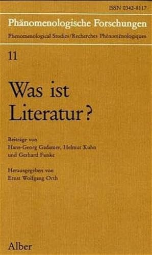 Beispielbild fr Was ist Literatur? zum Verkauf von modernes antiquariat f. wiss. literatur