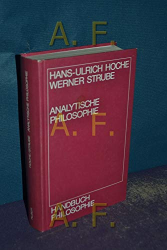 9783495474914: Analytische Philosophie