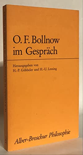 Beispielbild fr Otto Friedrich Bollnow im Gesprch zum Verkauf von medimops