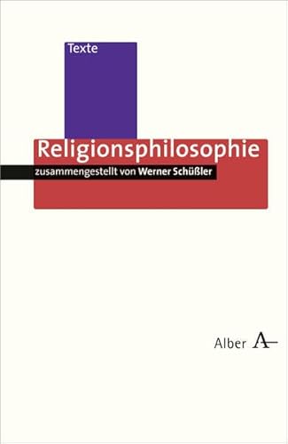 Beispielbild fr Religionsphilosophie, zum Verkauf von modernes antiquariat f. wiss. literatur