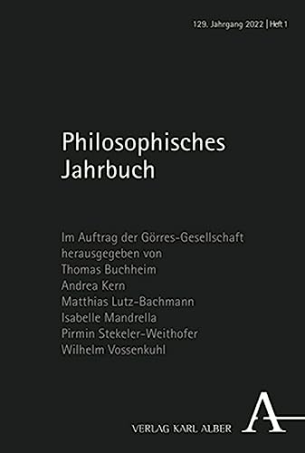 9783495999066: Philosophisches Jahrbuch 2022 (Philosophisches Jahrbuch, 129)
