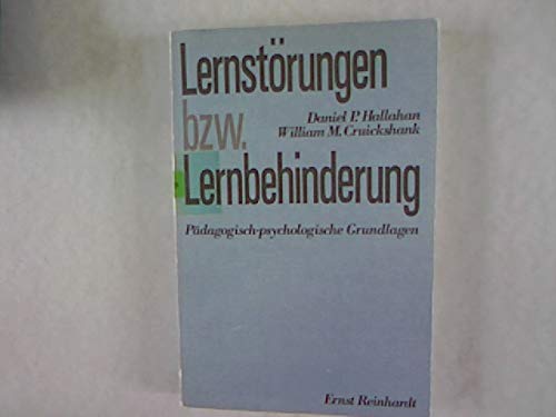 Imagen de archivo de Lernstrungen bzw. Lernbehinderung. Pdagogisch - psychologische Grundlagen. a la venta por Buch-Galerie Silvia Umla