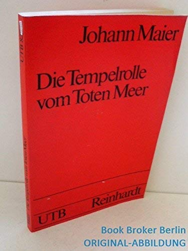 Imagen de archivo de Die Tempelrolle vom Toten Meer a la venta por Versandantiquariat Schfer