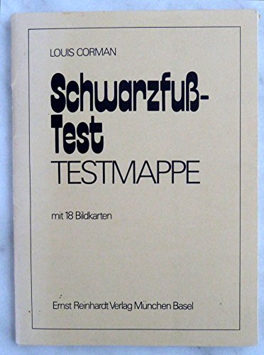 9783497014064: Der Schwarzfu - Test. Testmappe.