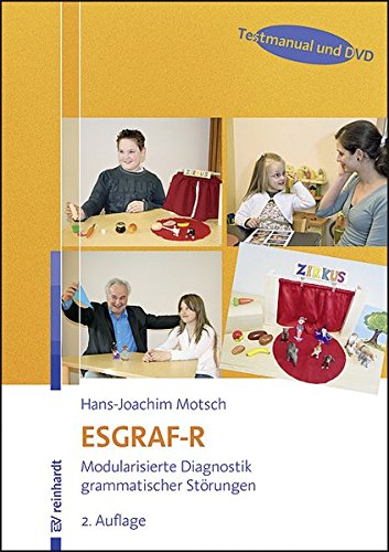 9783497024209: ESGRAF-R: Modularisierte Diagnostik grammatischer Strungen - Testmanual und DVD