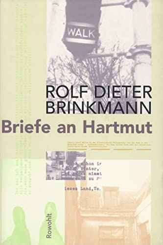 Beispielbild fr Briefe an Hartmut: 1974 - 1975. Mit einer fiktiven Antwort von Hartmut Schnell zum Verkauf von medimops