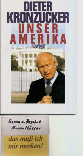 Stock image for Unser Amerika Kronzucker, Dieter for sale by tomsshop.eu