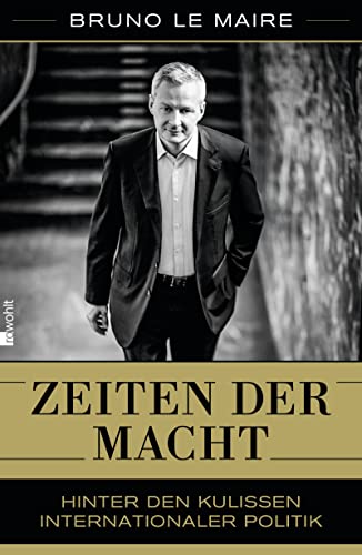 Zeiten der Macht : hinter den Kulissen internationaler Politik. Bruno Le Maire war in den Hinterzimmern der Macht dabei: Der frühere Landwirtschaftsminister Frankreichs hat die Welt bereist, Nicolas Sarkozy bei Staatsbesuchen begleitet oder mit ihm Gäste im Élysée-Palast empfangen. Er ist in Washington, Moskau und Freiburg, in Addis Abeba, Neu Delhi, Brüssel und in der französischen Provinz gewesen. Sein Buch wirft ein neues Licht auf Ereignisse der jüngsten Zeitgeschichte: die Finanzkrise, Fukushima und den arabischen Frühling. Le Maire ist kein Expolitiker oder verbitterter Außenseiter, sondern ihm wird eine glänzende politische Zukunft vorausgesagt – und er ist ein brillanter Chronist unübersichtlicher Zeiten. Für den Leser hält sein Buch viel bereit: Es lässt uns den politischen Betrieb verstehen, gibt Einblicke in Gespräche, Verhandlungen und Auseinandersetzungen und ist amüsant, informativ und wohltuend geerdet. - Le Maire, Bruno und Grete Osterwald