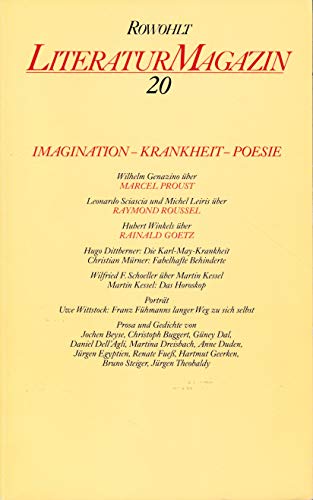 Imagen de archivo de Literaturmagazin 20. Imagination - Krankheit - Poesie a la venta por medimops