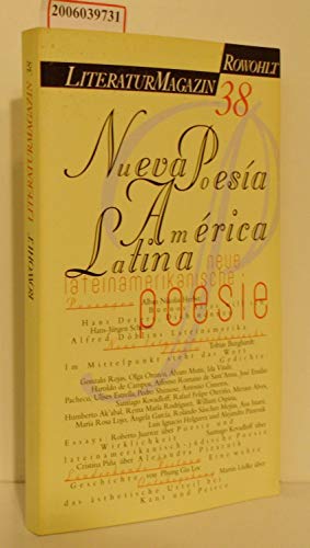 9783498038960: Neue lateinamerikanische Poesie = Nueva poesa amrica latina ; Literaturmagazin : 1973 ; No. 38