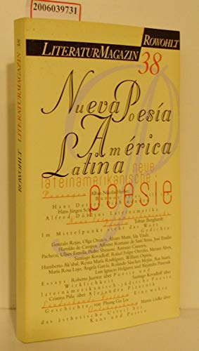 Imagen de archivo de Literaturmagazin 38: Nueva poesa Amrica Latina - Neue lateinameriaknische Poesie a la venta por Kultgut