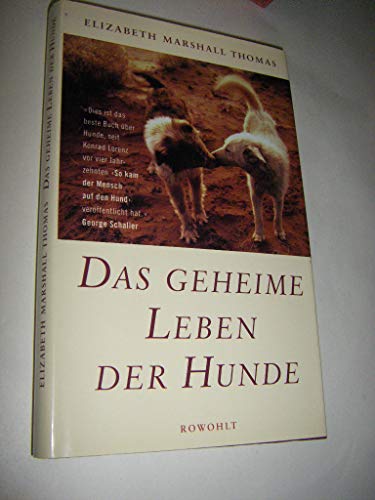 9783498043643: Das geheime Leben der Hunde