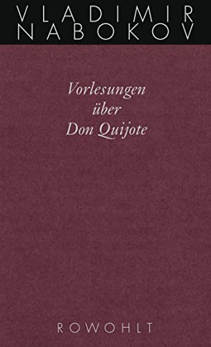Beispielbild fr Vorlesungen ber Don Quijote -Language: german zum Verkauf von GreatBookPrices